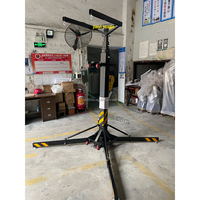 Radio con GPS para coche, torre de elevación con soporte de manivela, 6m, 250kg