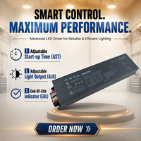Controlador LED Xitanium FULL Prog LED Xtreme de 150W, completamente programable, con múltiples interfaces y CLO, para iluminación vial.