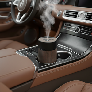 Diffuseur d'arômes réglable utilisant des huiles 100% pures, diffuseur de parfum minimaliste sans additifs, prise USB pour voiture ou espace de vie - Product Image 1