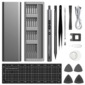 Juego de Destornilladores Magnéticos de Precisión 50 en 1, Kit de Destornillador de Litio Recargable Inalámbrico con Luz LED para Reparación de Teléfonos y Computadoras Portátiles - Product Image 1