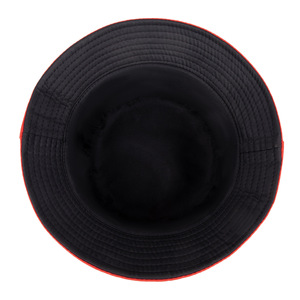 Unisex Bucket Hat Cotton Canvas Foldable Sun Protection Wide Brim Spring Summer Solid Color Contrast - Product Image 3