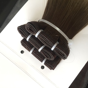 Jasminebeauty Salon High Quality New Design PU Hair Weft <b>Russian</b> European Seamless Remy New PU Weft1 human Hair Extensions - Product Image 4