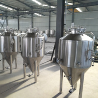 Ensemble complet de bière Nano brasserie, en acier inoxydable, à prix bas, récipients de Fermentation de 100l, à vendre