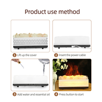 Humidificateur ultrasonique à sel de l'Himalaya, diffuseur d'huiles essentielles, humidificateur d'air à brume froide, parfum unique et innovant