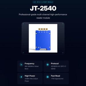 Módulo Transmisor Receptor de Microchip de Alto Rendimiento JT-2540 TM200, Lector RFID <span class=keywords><strong>UHF</strong></span> Integrado OEM, Módulo de 4 Puertos - Product Image 3