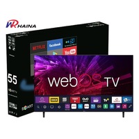 HAINA TV oem marque usine 32 40 43 50 55 60 65 75 85 100 pouces chine smart android lcd led pouces tv 4k smart television