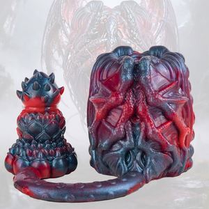 GEEBA Nuevo Masturbador Masculino de Silicona con Tapón Anal Integrado, Masajeador Masculino de Doble Estimulación, Juguete para Adultos - Product Image 1