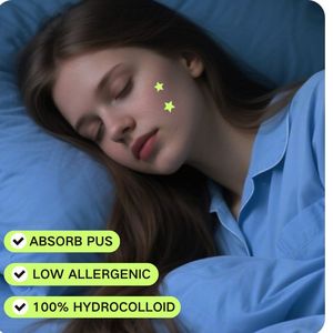 Patch hydrocolloï<span class=keywords><strong>de</strong></span> autocollant anti-acné à marque privée, luminescent dans le noir, enrichi en huile pour l'élimination <span class=keywords><strong>de</strong></span> l'acné - Product Image 2