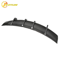 Diffuseur arrière en fibre de carbone sèche modèle S de style V pour Tesla Model S Sedan, protection de pare-chocs arrière en carbone véritable, finition brillante