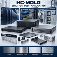Châssis de serveur en tôle OEM personnalisé 1U 2U 4U, boîtier rackable fabriqué selon plan