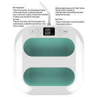 Presse à chaud portable mini 9x9 pouces pour t-shirts, chaussures et casquettes
