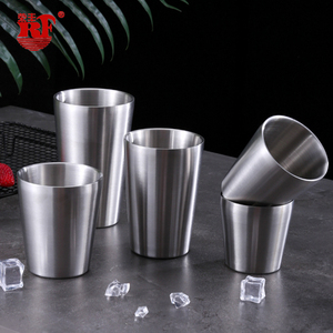 Vaso Apilable de Acero Inoxidable 304/201 Dorado/Plateado para Restaurante Coreano de BBQ, Vasos Térmicos de Doble Pared con Aislamiento al Vacío, Taza de Espresso - Product Image 4