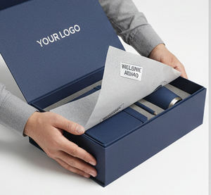 Kit de Inducción para Empleados con Logotipo Personalizado, Bajo MOQ, Set de Regalo de Oficina de Lujo para Nuevos Empleados, Caja de Integración con Bolsa de Lona - Product Image 5