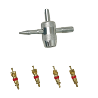 Kit d'outils pour noyau de valve pneumatique 334 pièces, ensemble d'entretien du système pneumatique pour camion, voiture, moto, accessoire d'outil de compresseur d'air
