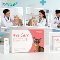 Test rapide combiné pour la détection de la leucémie féline (FeLV) et du VIH félin (FIV) chez les animaux – Échantillon gratuit – Diagnostic vétérinaire à domicile