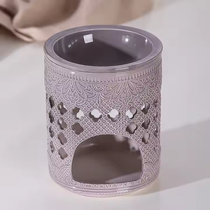 Biểu Tượng Tùy Chỉnh Vẽ Tay Gốm Màu Xanh Sáp Tan Chảy Tinh Dầu Burner Hà Lan Hương Thơm Khuếch Tán Nến Chủ Hương Khuếch Tán - Product Image 2