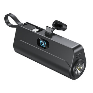 <span class=keywords><strong>2025</strong></span> <span class=keywords><strong>New</strong></span> arrivals hiển thị kỹ thuật số đèn pin ĐUÔI CẮM USB C 5000mAh công suất lớn mini sạc cho điện thoại ngân hàng điện cầm tay - Product Image 2