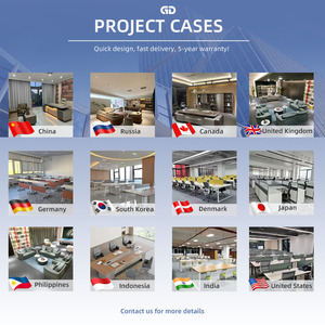 Scrivania Direzionale a L in Legno con <span class=keywords><strong>Design</strong></span> Moderno a Cablaggio Nascosto, Arredamento di Lusso per <span class=keywords><strong>Ufficio</strong></span> - Product Image 5