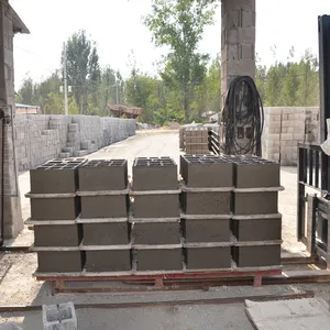 QT4-20 de pavimento de hormigón hueco hidráulico, máquina semiautomática de fabricación de bloques de cemento, 4500
