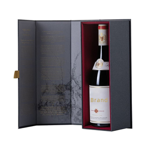 Tùy Chỉnh Cứng Nhắc Tông Giấy Champagne Đóng Hộp Hộp Rượu Vang Bao Bì Cho Rượu Whisky - Product Image 1