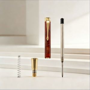 Acrylic Pattern Luxury Metal Ballpoint <b>Pen</b> Wholesale Business Elegant <b>Pen</b> Signature <b>Pens</b> with Custom logo for Corporate Gift Set - Product Image 4