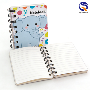 Carnet miniature personnalisé avec couverture en papier, reliure spirale, impression mignonne, design économique - Product Image 2