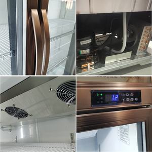 工厂价格玻璃冷却器饮料展示冰箱空气冷却冰箱软饮料商用 - Product Image 6