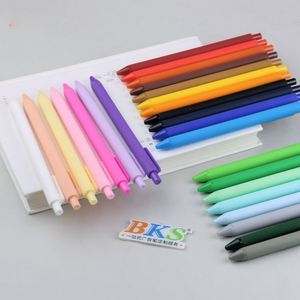 School Plastic Cheap Multi Color Ballpoint Signature <b>Pens</b> Press <b>Retractable</b> Custom Printed Logo with Ball <b>Pen</b> - Product Image 3