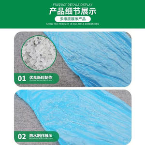 Ropa impermeable desechable para adultos, talla extra grande, para una sola persona, para viajes, uso en exteriores, impermeable y gruesa, color aleatorio - Product Image 3