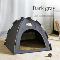 Tapis rafraîchissant pliable et portable de luxe pour animaux de compagnie, respirant et lavable, pour toutes les saisons, lit pour chat et chien pour intérieur, extérieur et voyage