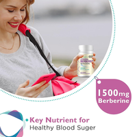 Meilleures ventes Amazon – Complément alimentaire en gélules molles de berbérine HCL naturelle 1500 mg, marque privée OEM, testé par un tiers