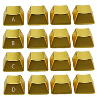 Capuchons de touches colorés en métal pour clavier mécanique personnalisé en aluminium