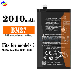 OEM yeni pil BM24 BM25 BM26 BM27 için XIAOMI Mi Mix Fold/M2011J18C 2460mAh 2560mAh yepyeni 0 döngüsü - Product Image 3