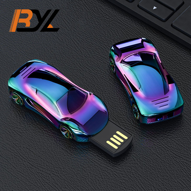 Sports Car Music Memoria Usb Stick 2.0 Pen Drive Portable Gift Usb Flash Drives 4Gb 8Gb 64Gb 128Gb Pendrive for Desktops Laptop