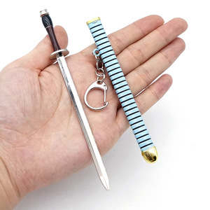 Modelo de Arma de Cosplay, Katana de Luffy y Zoro, Espada de One Piece, Llavero de Metal de Anime - Product Image 5