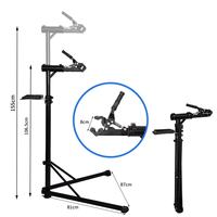 Support de réparation de vélo pliable et réglable à dégagement rapide, en acier, pour vélo de route et VTT, pour l'extérieur