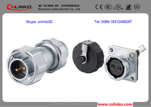Cnlinko <span class=keywords><strong>2</strong></span> 3 4 5 7 9 12 <span class=keywords><strong>Pin</strong></span> Kết Nối Nam Nữ Bảng Điều Chỉnh IP67 Gắn Kết YZ-20 Công Nghiệp Điện Cắm Để Ổ Cắm Kim Loại Kết Nối - Product Image 5