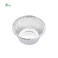 Gobelets jetables en aluminium pour gâteaux et tartes aux œufs, utilisables au four