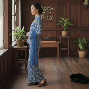 Robe longue musulmane Sedondon Raya 2025, modeste, pour soirée, baju kurung, vente en gros, écologique, manches longues, sans repassage, en crêpe Cey, abordable - Product Image 3