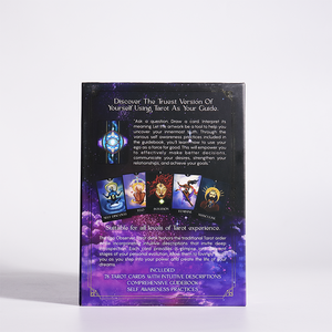 Tarocchi originali in stile antico su misura con tarocchi con scatola e libretto di buona qualità buleFoil all'ingrosso tarocchi stampati - Product Image 3