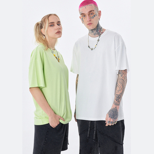 Op maat gemaakte designermerk kleding luxe heren zomer T-shirt 100% katoen effen hiphop stijl plus size aanpasbaar - Product Image 1