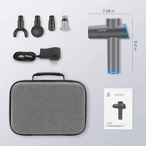 Pistolet de <span class=keywords><strong>massage</strong></span> à batterie au lithium avec boîte chauffante et de transport pour le cou, le dos, les jambes et le corps entier Conception portable sans fil - Product Image 6