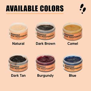 Shoe Mistri Burgundy <b>Leather</b> Shoe Moisturizer <b>Cream</b> 50g for Smooth <b>Leather</b> Shoes Boots Bags and Wallets <b>Restores</b> Color Nourishes - Product Image 6