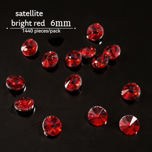 Accessoires de vêtements en cristal diamanté + Strass en verre K9 à fond pointu coloré pour bijoux et décoration d'ongles - Product Image 2