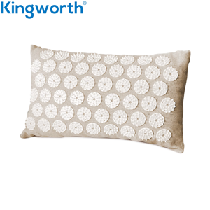Kingworth Lin PP Coton 42 Point <span class=keywords><strong>de</strong></span> Massage Oreiller Acupression Guérisseur <span class=keywords><strong>de</strong></span> Cou Qui Soulage la Douleur Naturellement - Product Image 1