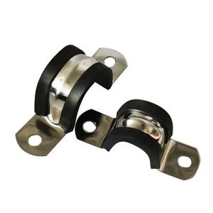 Direct Manufacturer RVS 304 Gegalvaniseerd Koolstofstaal Aluminium Buis Hangbeugelhouder <span class=keywords><strong>Omega</strong></span> Draadklem Geel Zink - Product Image 6