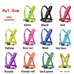 Gilet Riflettente ad Alta Visibilità per Lavori in <span class=keywords><strong>Giardino</strong></span>, Imbracatura Regolabile Super Luminosa per Ciclismo, Attrezzatura Protettiva G26-74 - Product Image 2