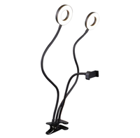 Gros portable flexible vidéo selfie anneau lumière de bureau led maquillage léger d'anneau de téléphone portable anneau de lumière