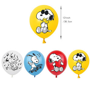 Set de Decoración para Fiesta de Cumpleaños con Temática de <span class=keywords><strong>Snoopy</strong></span>, Pancarta, Adorno para Pastel, Globos, Vajilla para Niños y Adultos, Celebración de Cumpleaños - Product Image 2