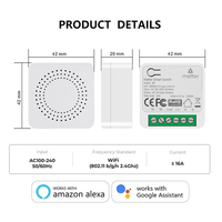 Module d'interrupteur de lumière tactile intelligent Smart Home Wifi Mini Switch Relay Module